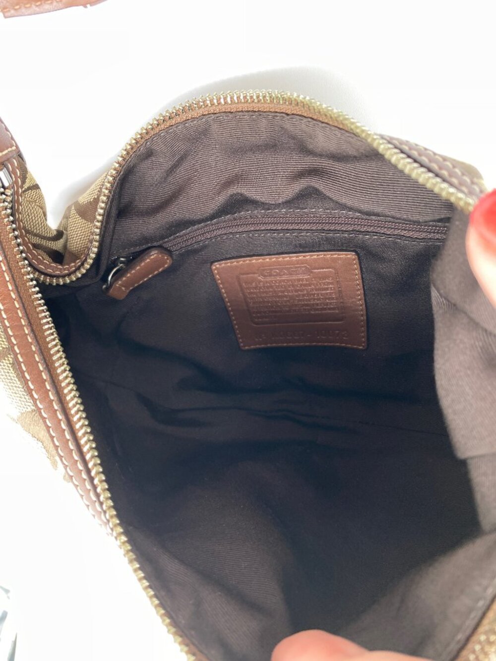 Coach Vintage Signature Soho Hobo 10073 Y2K Brown 🤎 Nicky - Picture 13 of 14